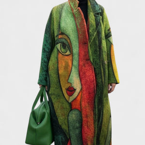Green Portrait Print